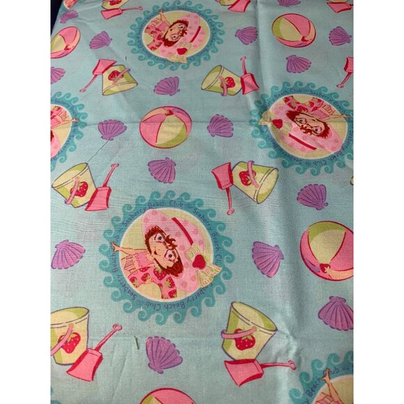 Strawberry Shortcake Beach Club Fabric by Spectra 1/2 yard x 44" Cotton - Picture 2 of 7